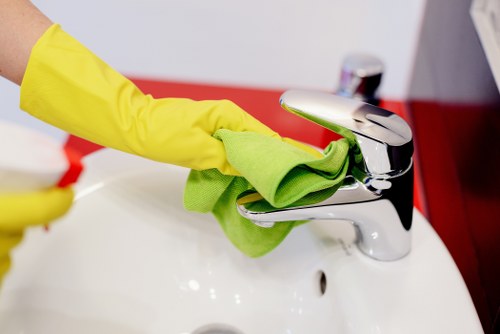 Professional end of tenancy cleaning in a Haringey property kitchen