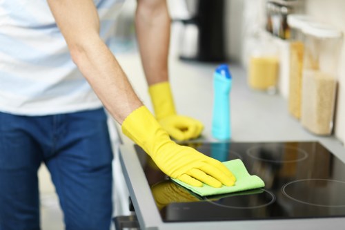 Careful cleaning of stone or polished flooring in Haringey