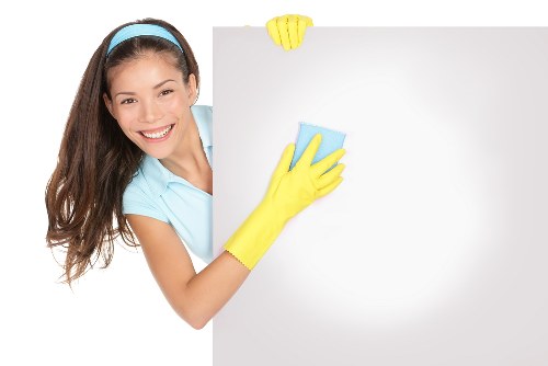 Local cleaning team preparing a rented flat for check-out in Haringey