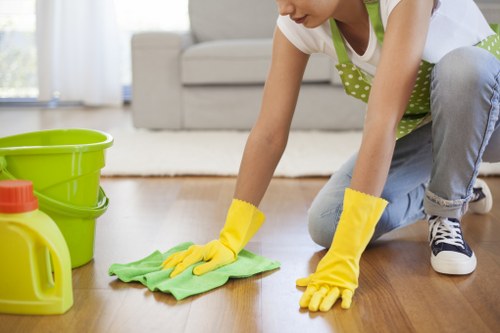 Specialist hard floor cleaning for a local business in Haringey
